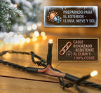 Luces Navideñas con Panel Solar 30 Metros